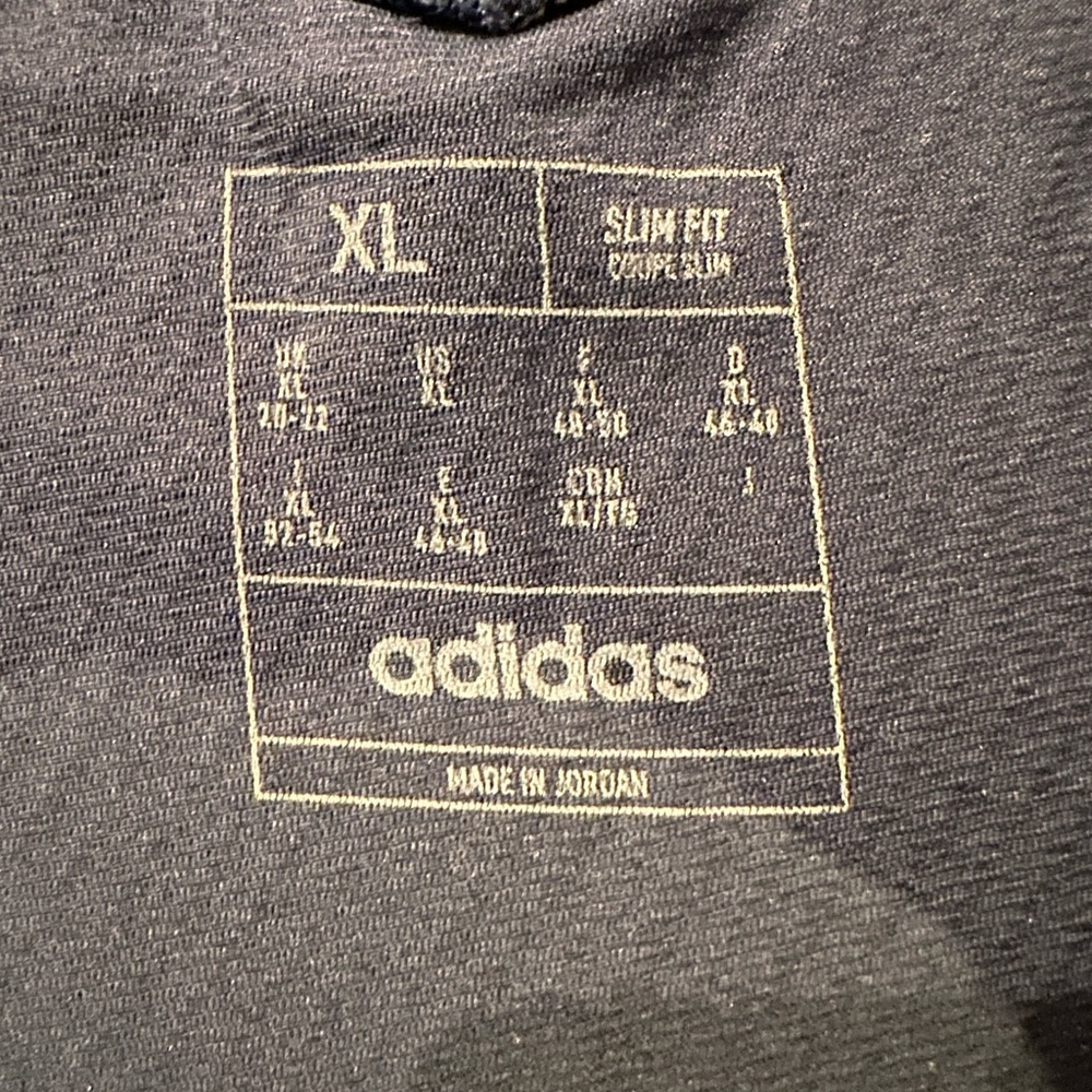 Adidas Blue Slim Fit Track Jacket - Picture 3 of 10